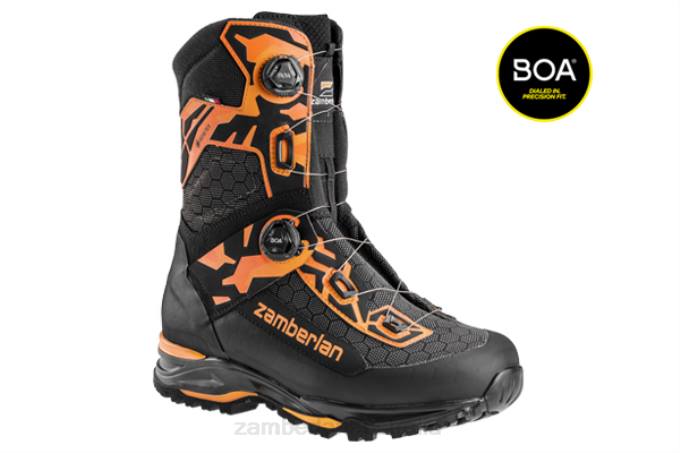 Zamberlan Footwear Black/Orange Men 3032 ULL GTX PRIMALOFT RR 88TJ154