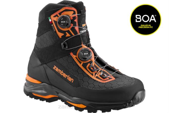 Zamberlan Footwear Black/Orange Men RONDANE GTX RR BOA WL 88TJ155