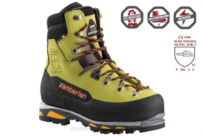 Zamberlan Footwear Acid Green Men LOGGER PRO GTX RR S3 88TJ76